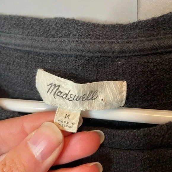 Madewell Texture & Thread Modern Tie-Front Top size medium - Picture 3 of 6